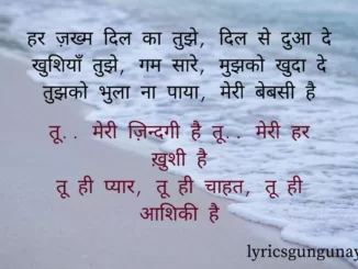 tu meri zindagi hai lyrics