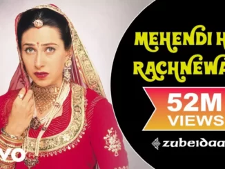 mehndi hai rachne wali lyrics