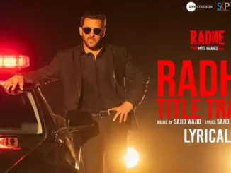 radhe title song lyrics