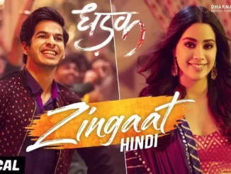 zingaat song lyrics